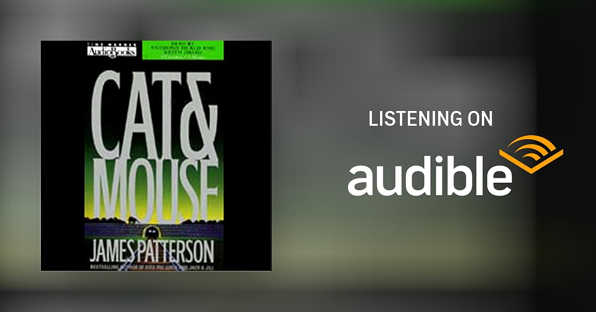 Cat and Mouse by James Patterson Audiobook Audible.ca Cat and Mouse by James Patterson Audiobook Audible.ca